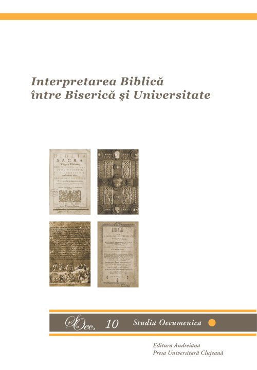 Volum de studii despre interpretarea biblică, apărut la Sibiu Poza 64484