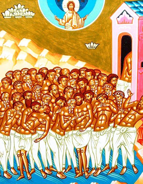 Sfinţii 40 de Mucenici din Sevastia (Zi aliturgică. Dezlegare la brânză, lapte, ouă și pește) Poza 63879