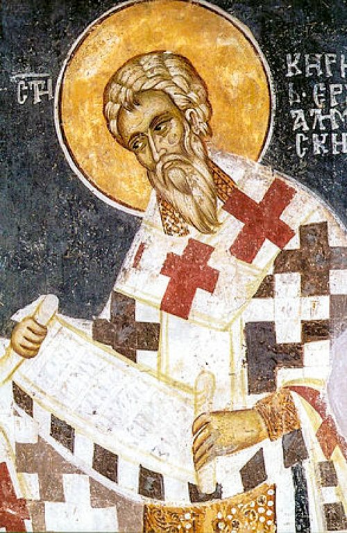 Sfântul Ierarh Chiril, Arhiepiscopul Ierusalimului; Sfântul Mucenic Trofim Poza 63328