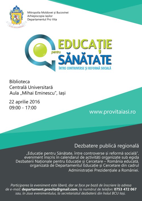 Dezbatere publică regională sub egida Administraţiei Prezidenţiale a României Poza 61361