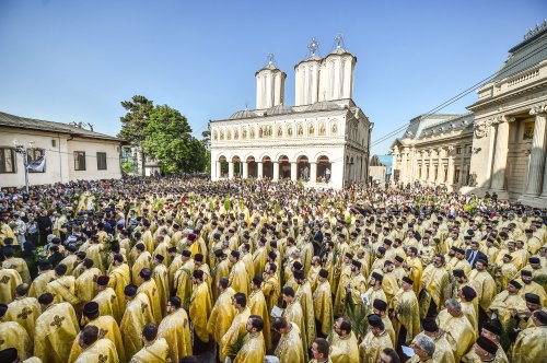 Rugăciune adusă lui Dumnezeu cu stâlpări și ramuri verzi Poza 61228