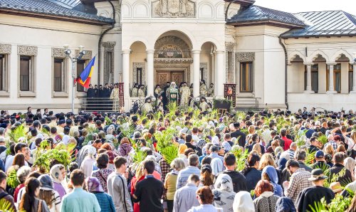 Rugăciune adusă lui Dumnezeu cu stâlpări și ramuri verzi Poza 61234