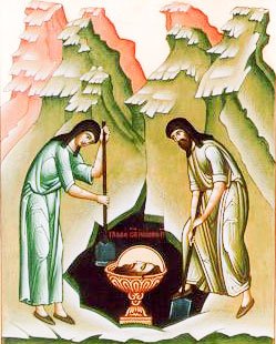 Înjumătăţirea praznicului; † A treia aflare a capului Sfântului Proroc Ioan Botezătorul (Dezlegare la peşte) Poza 59596