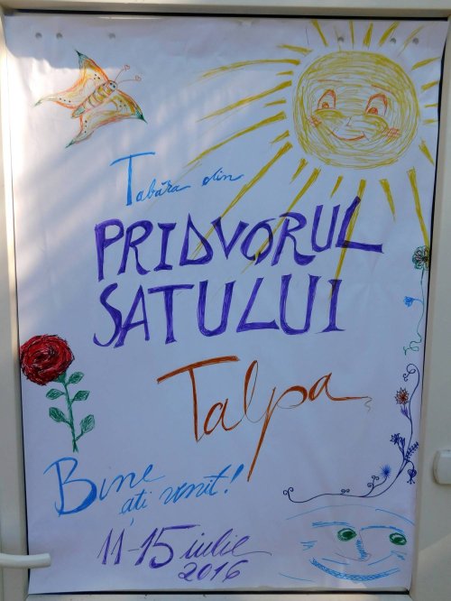 Prima tabără din Pridvorul Satului, prima bucurie pentru tinerii din Talpa Poza 56213