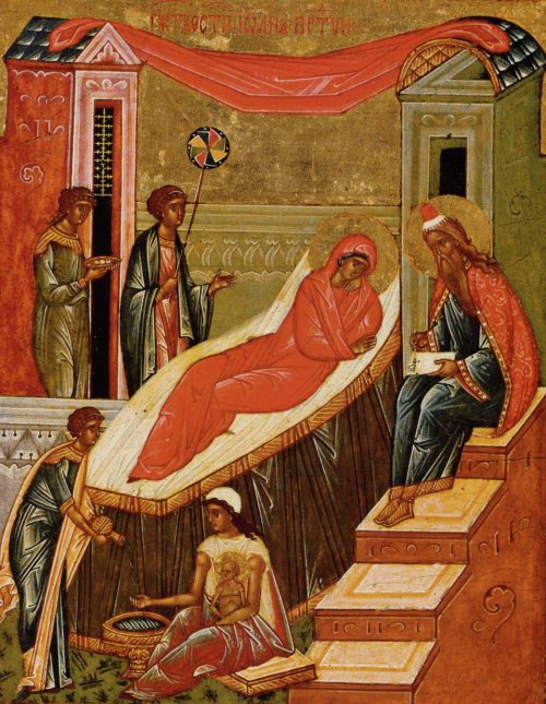 Zămislirea Sfântului Proroc Ioan Botezătorul;  Sfintele Cuvioase Xantipa şi Polixenia Poza 52501