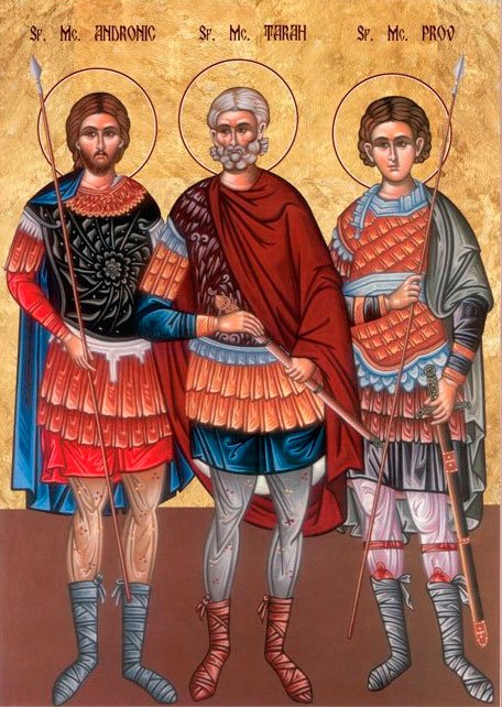 Sfinţii Mucenici Prov, Tarah şi Andronic; Sfântul Ierarh Cosma, Episcopul Maiumei Poza 51304