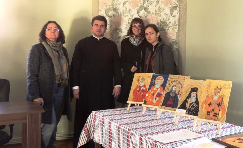 Sfântul Ierarh Andrei Șaguna în viziunea tinerilor iconari Poza 48524