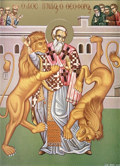 Înainte-prăznuirea Naşterii Domnului; Sfântul Sfinţit Mucenic Ignatie Teoforul, Episcopul Antiohiei Poza 47308