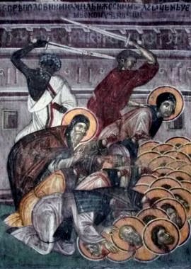 Odovania praznicului Botezului Domnului; Sfinţii Cuvioşi Mucenici din Sinai şi Rait; Sfânta Nina Poza 46178