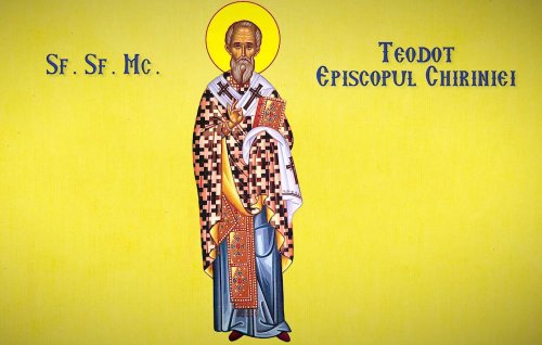 Sf. Sfinţit Mc. Teodot, Episcopul Chiriniei;  Sf. Mc. Isihie  (Canonul cel Mare)  Poza 43784