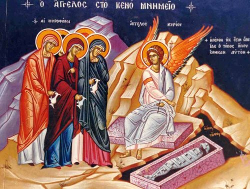 Taine și sensuri teologice în icoana Învierii Poza 39605