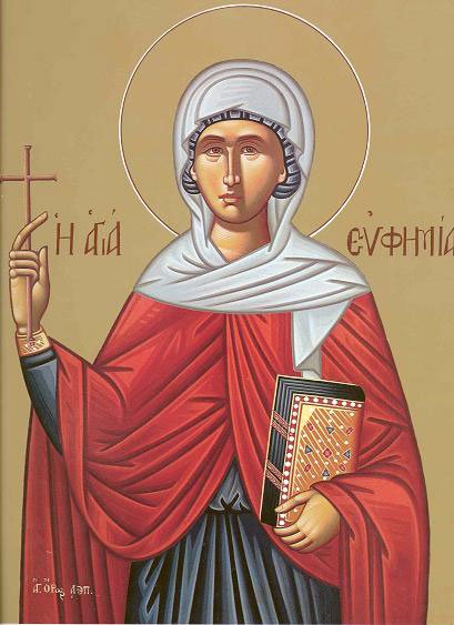 Sfânta Mare Muceniţă Eufimia; Sfânta Olga, cea întocmai cu Apostolii şi luminătoarea Rusiei Poza 36009
