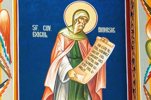 Sfântul Cuvios Dionisie Smeritul, remarcabil teolog şi ilustru calendarolog Poza 32742