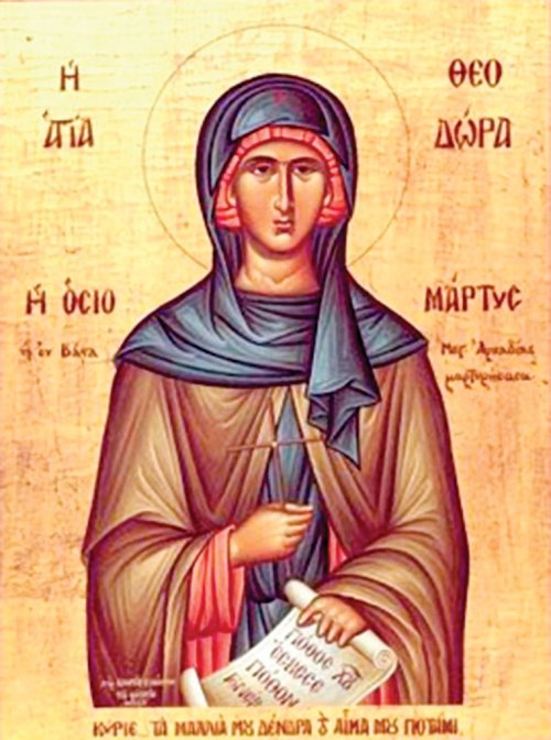 Sfânta Cuvioasă Teodora din Alexandria; Sfântul Cuvios Eufrosin bucătarul Poza 32268
