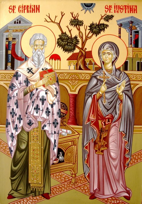 Sfântul Sfinţit Mucenic Ciprian; Sfânta Muceniţă Iustina fecioara Poza 31000
