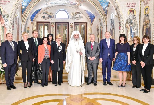 Preşedintele Republicii Croaţia în vizită la Patriarhia Română Poza 30878