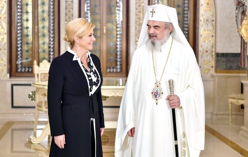 Preşedintele Republicii Croaţia în vizită la Patriarhia Română Poza 30881