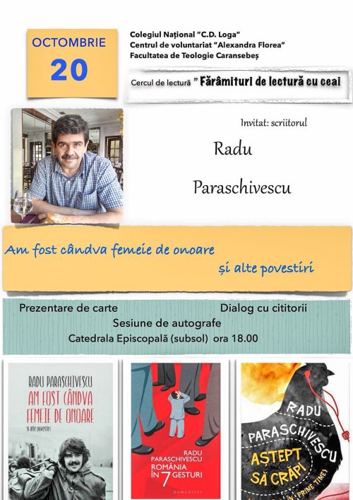 „Dă-te la o carte” cu scriitorul Radu Paraschivescu Poza 29965
