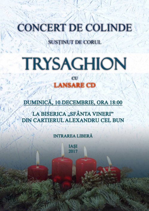 Concert de colinde şi lansare de CD, la Biserica ,,Sfânta Vineri“ din Iaşi Poza 27260