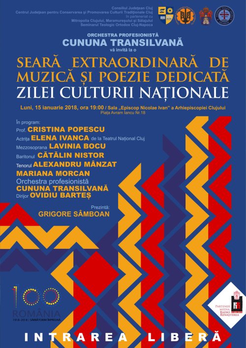 Manifestări la Cluj-Napoca, de Ziua Culturii Naționale Poza 25190