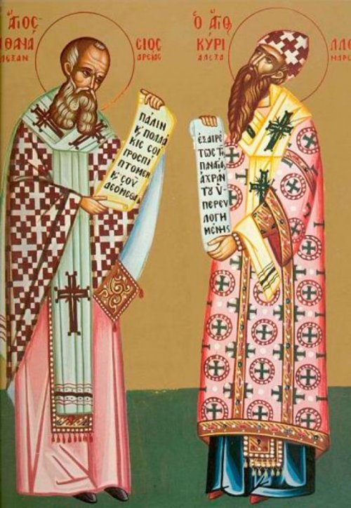 Sfinţii Ierarhi Atanasie şi Chiril, Arhiepiscopii Alexandriei Poza 25032
