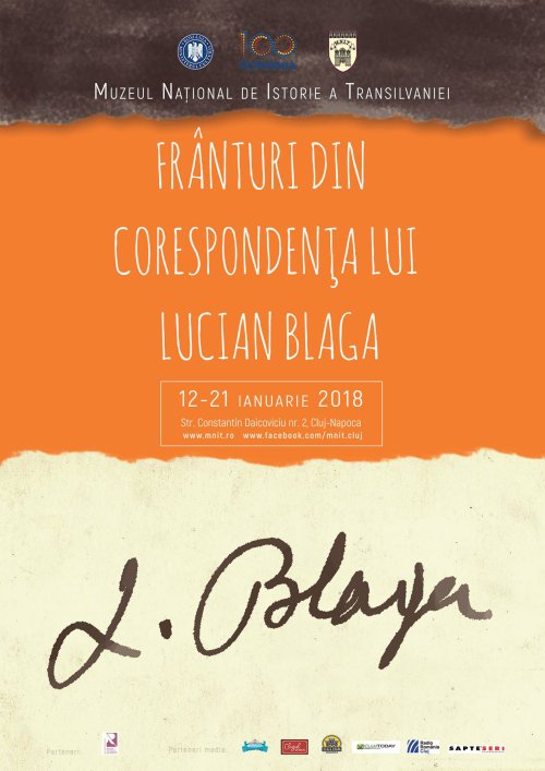 Scrisori ale lui Lucian Blaga la Muzeul de Istorie a Transilvaniei Poza 24943