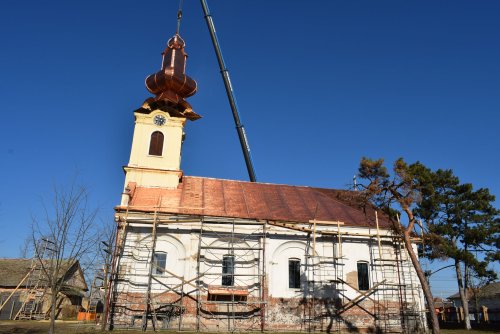 Turlă nouă pentru biserica din Ghilad Poza 24506