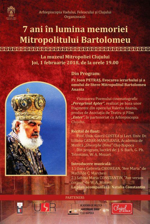 Mitropolitul Bartolomeu, la şapte ani de la trecerea în veşnicie Poza 24322