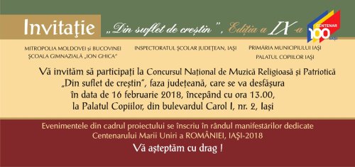 Astăzi debutează ediţia a IX-a a proiectului naţional „Din suflet de creştin“ Poza 23445