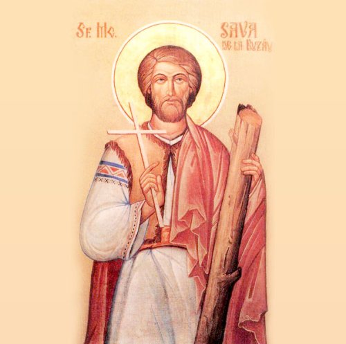 †) Sfântul Mucenic Sava de la Buzău; Sfântul Ierarh Vasile Mărturisitorul, Episcop de Parion Poza 20528