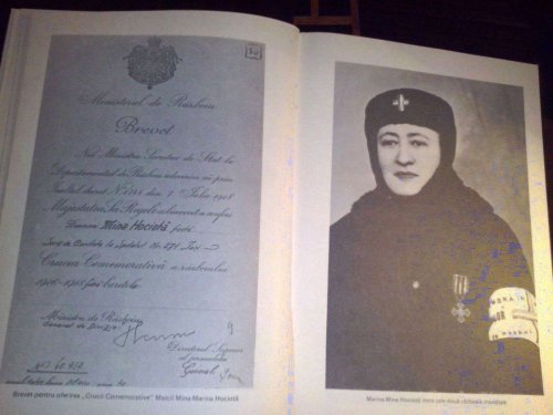 Călugărița Mina Hociotă și idealul național al anului 1918 Poza 16067