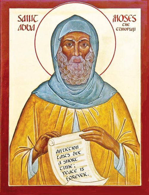 Sfântul Cuvios Moise Etiopianul; Dreptul Iezechia Poza 11933