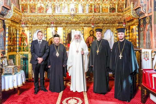 Patriarhul României a primit vizita Mitropolitului de Ruse Poza 10833