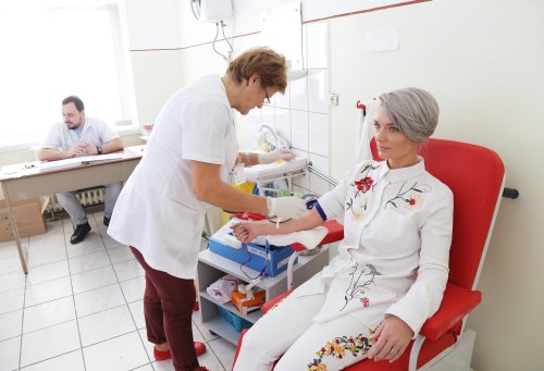 Campanie de donare de sânge la Săliște, județul Sibiu Poza 9834