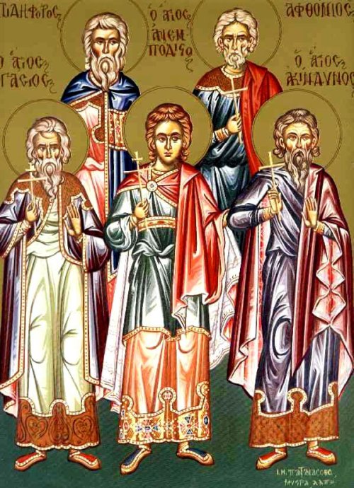 Sfinţii Mucenici Achindin, Pigasie, Aftonie, Elpidifor şi Anempodist Poza 7126