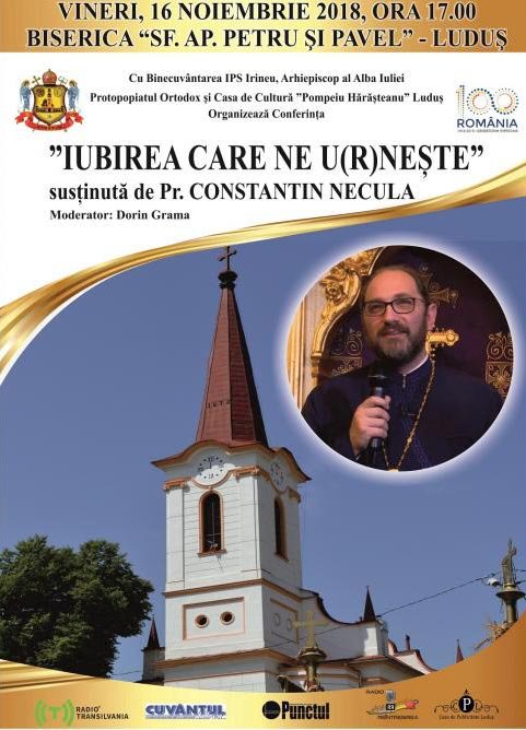 Părintele Constantin Necula va conferenția la Luduș Poza 6697