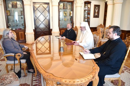Vizita ambasadorului Israelului la Patriarhie Poza 4869