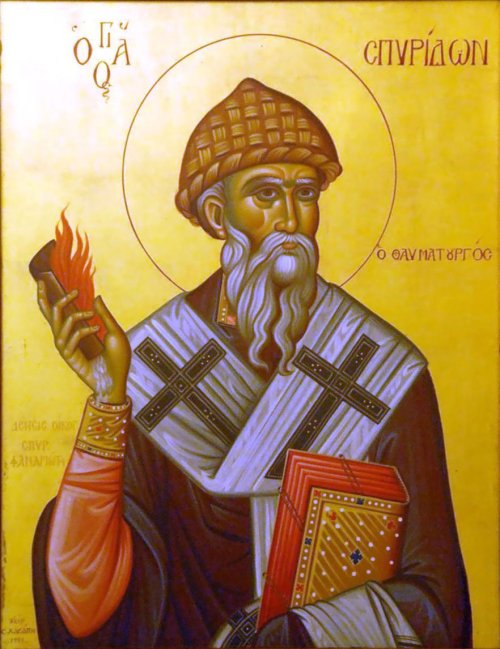 Sfântul Ierarh Spiridon, Episcopul Trimitundei, făcătorul de minuni  Poza 4344