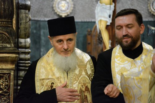 PS Episcop Vasile Someșanul, aniversat la 70 de ani, la Catedrala mitropolitană clujeană Poza 3369