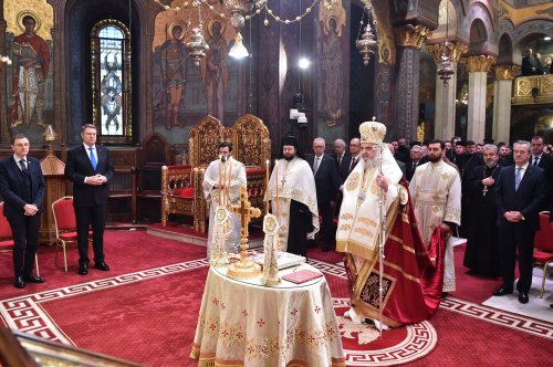 Unirea Principatelor Române sărbătorită la Patriarhie Poza 2034