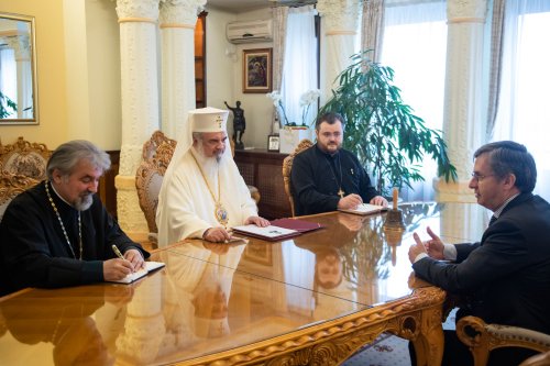 Patriarhul României s-a întâlnit cu ambasadorul Spaniei Poza 1175