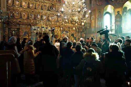 Patriarhul Teoctist a fost pomenit la Mănăstirea Putna Poza 1020
