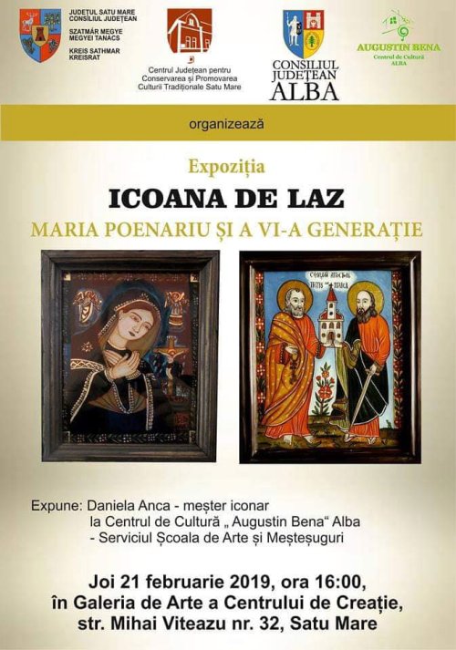Expoziția „Icoana de Laz - Maria Poenaru și a VI-a generație”, la Satu Mare Poza 419