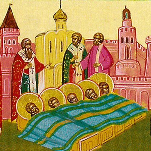 Aflarea moaştelor Sfinţilor Mucenici din Constantinopol Poza 349