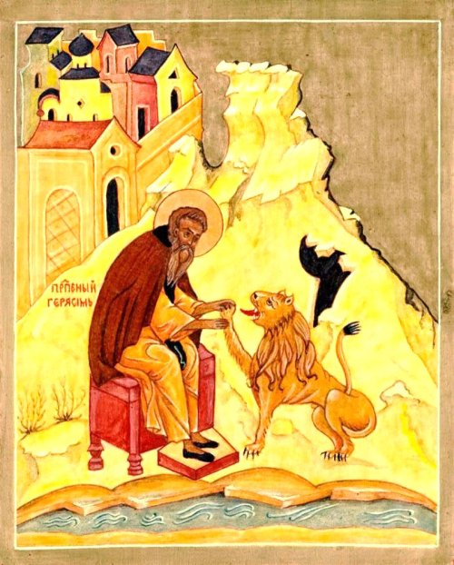 Sfântul Cuvios Gherasim de la Iordan; Sfântul Mucenic Pavel şi sora sa, Iuliana Poza 115337