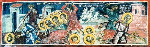 Sfinţii 42 de Mucenici din Amoreea; Aflarea Sfintei Cruci (Zi aliturgică. Dezlegare la brânză, lapte, ouă şi peşte) Poza 115208