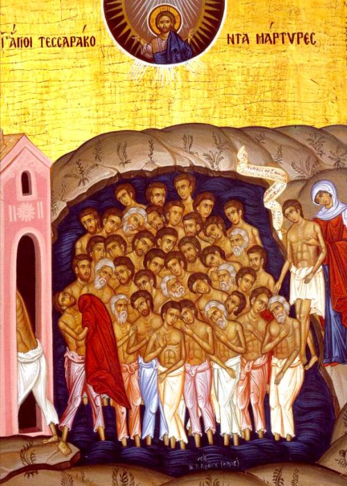 Sfinţii 40 de Mucenici din Sevastia (Sâmbăta Sfinţilor Cuvioşi) Poza 114913