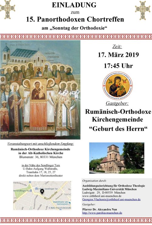 Reuniune a corurilor ortodoxe din München, Germania Poza 114537