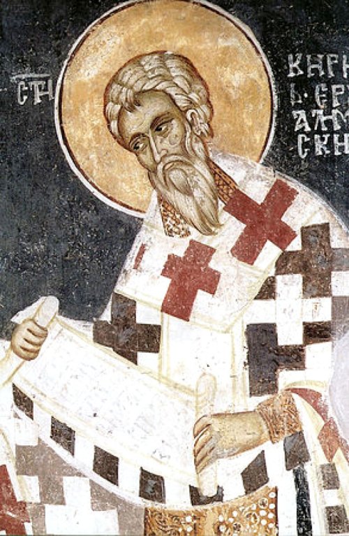 Sfântul Ierarh Chiril, Arhiepiscopul Ierusalimului Poza 114370