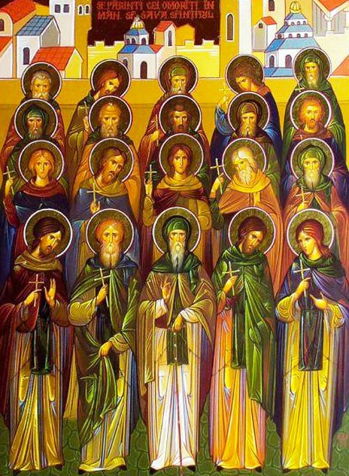 Sfinţii Cuvioşi Mucenici din Mănăstirea Sfântului Sava cel Sfinţit Poza 114163